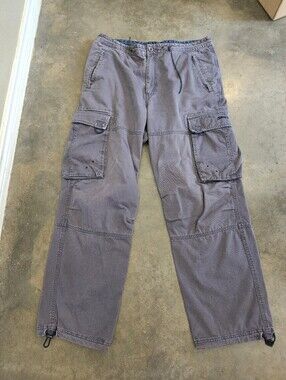 Kenvelo Generation KVL Grey Cotton Men's Cargo Military Style Pants M